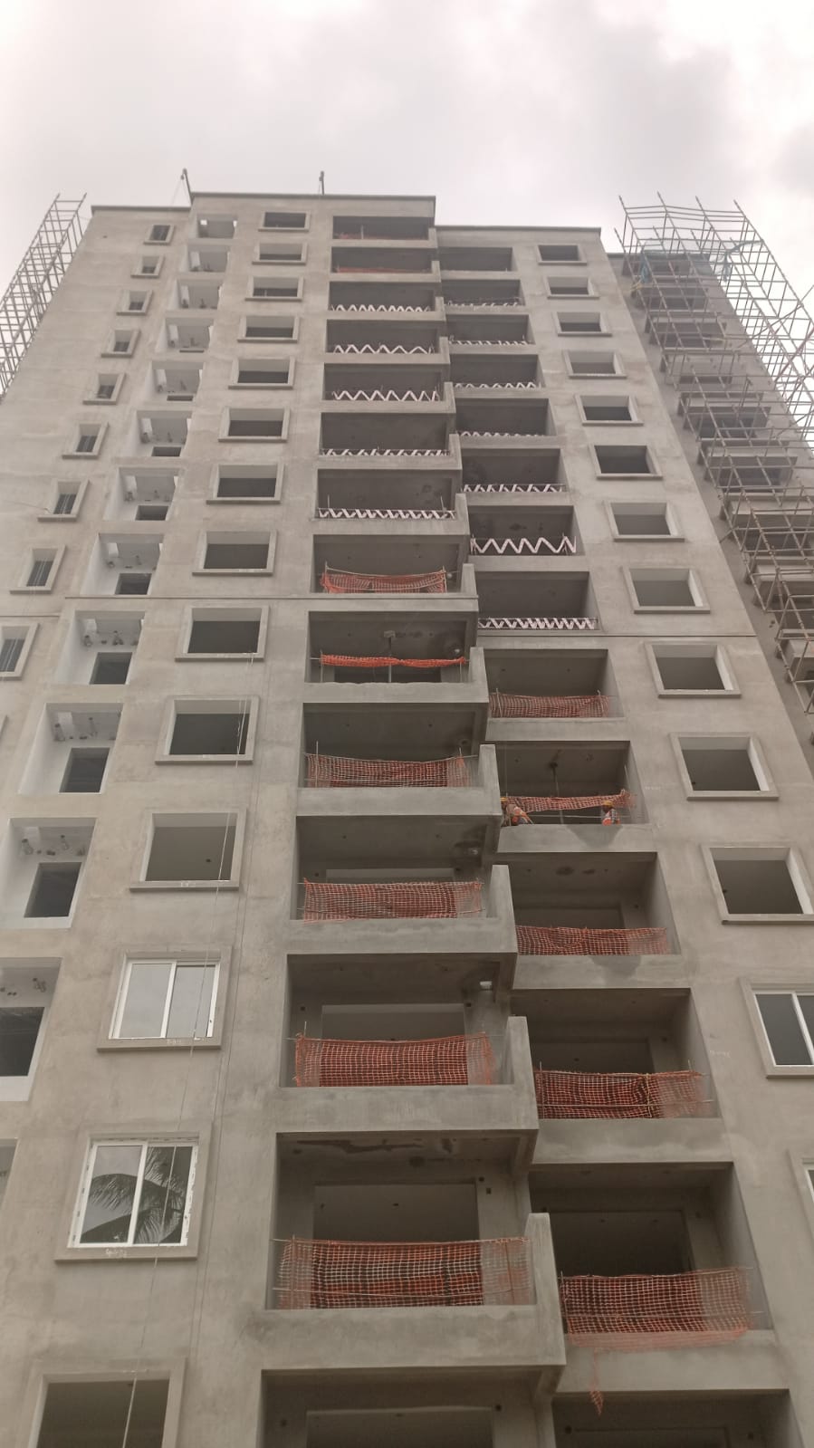 Tower C External plastering work in progress