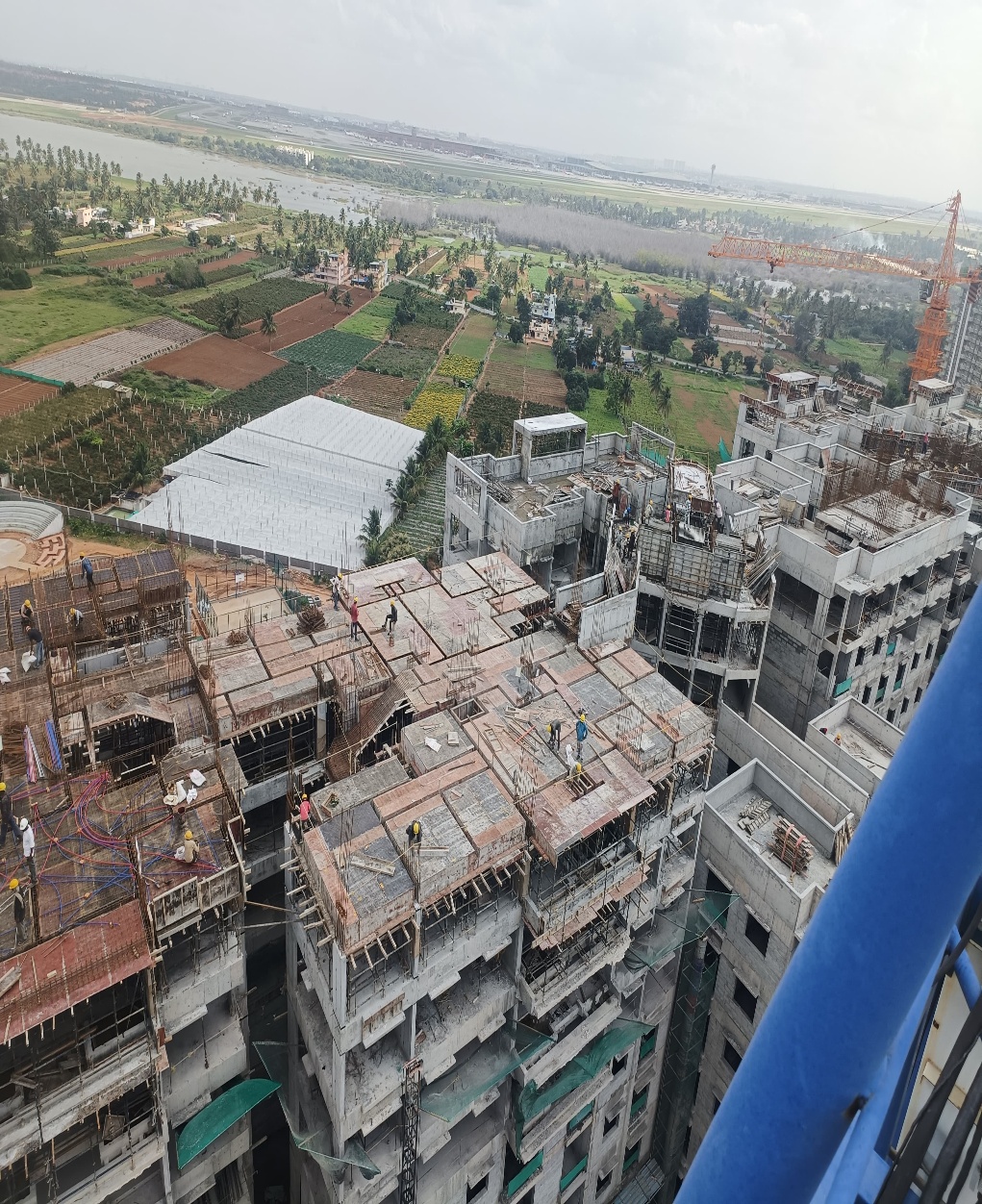 K Block  Above Terrace floor WIP