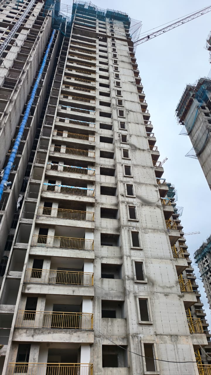 Tower E  - Milestone Release - On Casting of Terrace Floor Slab" - Status as on 23rd