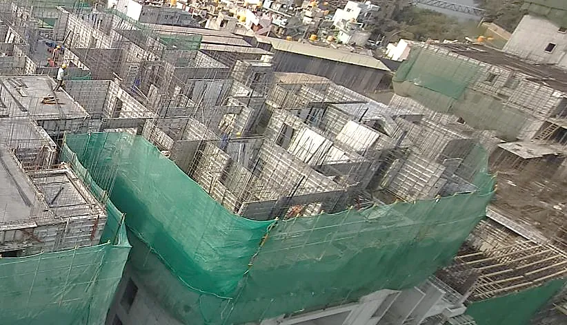 TOWER – H: Sixth floor slab completed.