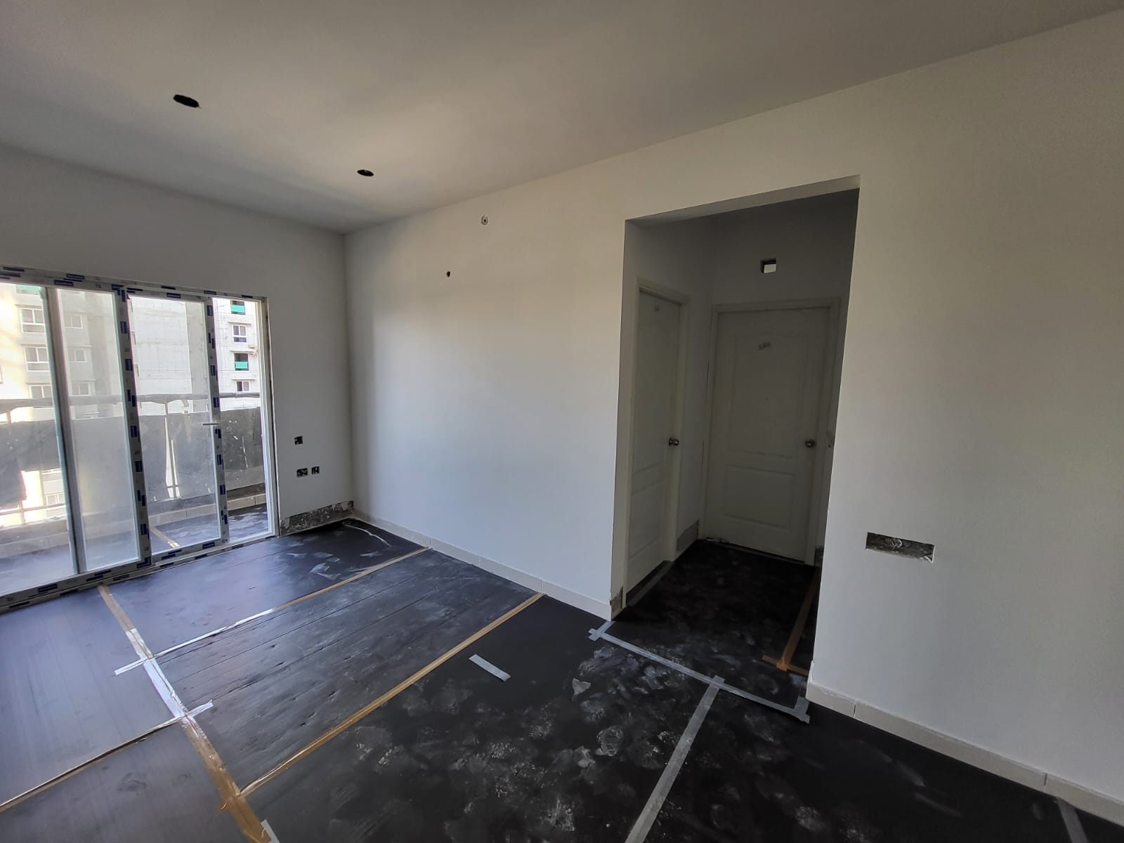 Windows and Doors fixing work is completed