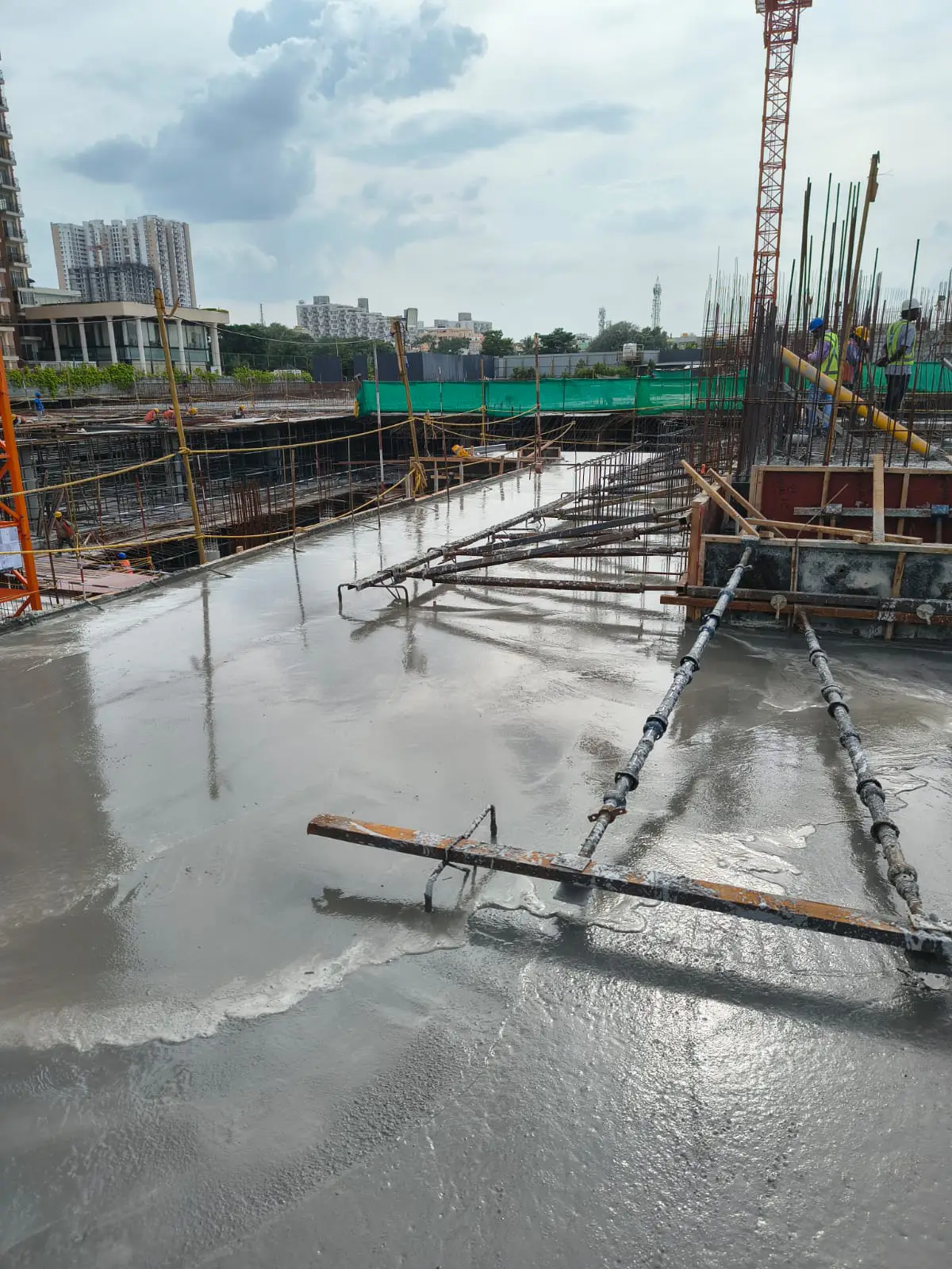 Tower C - Milestone Release " On Casting of Ground floor slab" - Status as on 10th