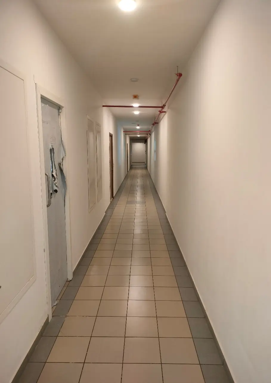 Ground floor corridor Painting work in progress