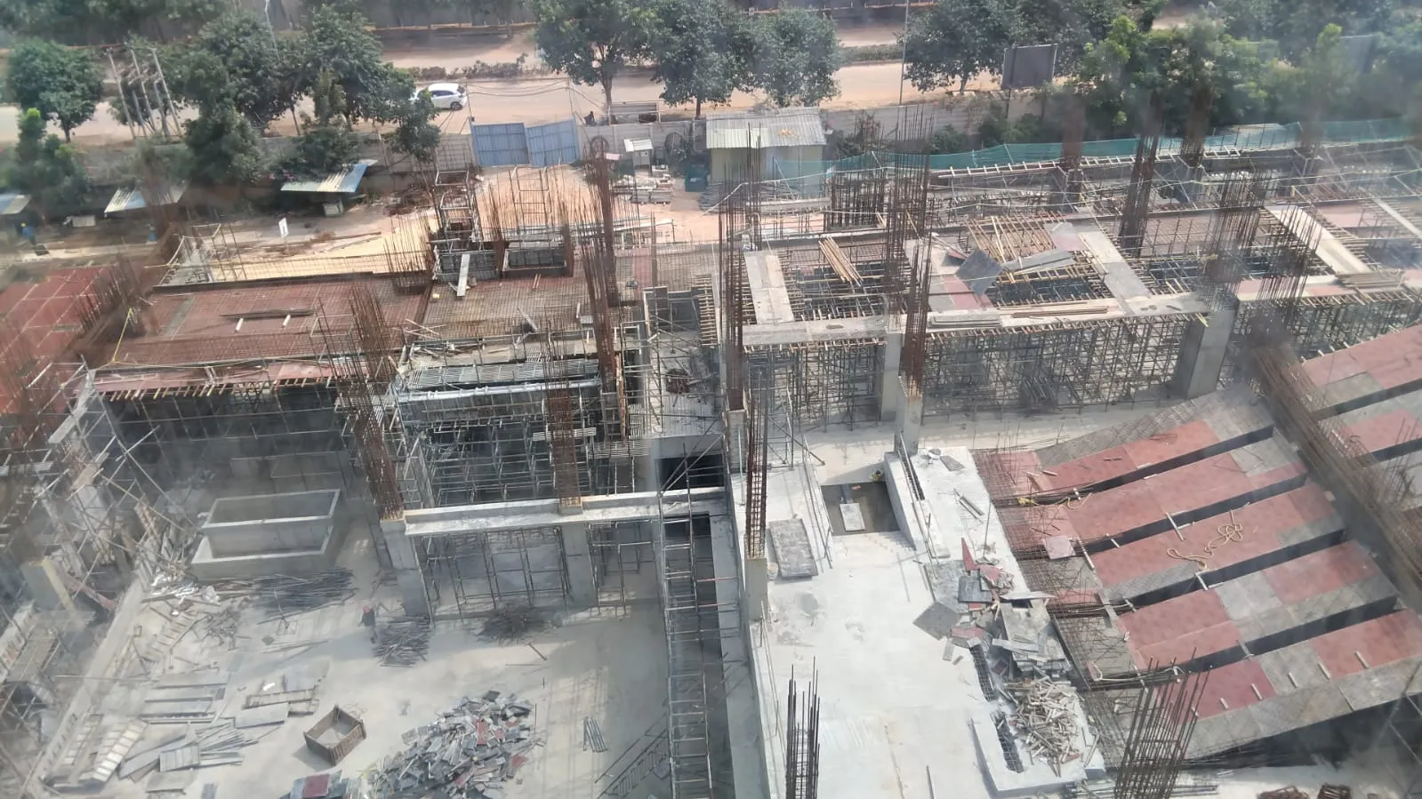 Tower A | Second floor slab reinforcement work in progress