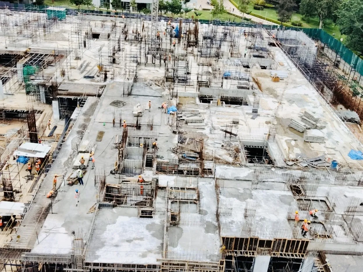 Tower B Ground floor Slab completed