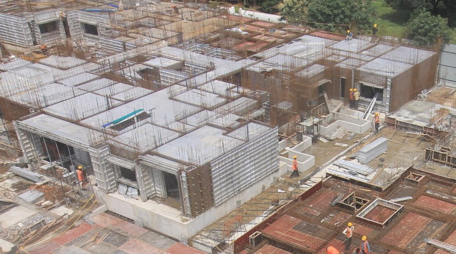 Tower-B: 1st to 2nd Floor in Progress