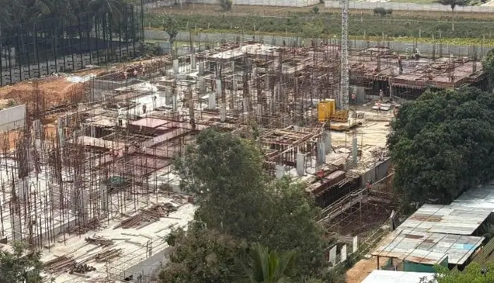 Tower C & D- Ground Floor Slab in Progress