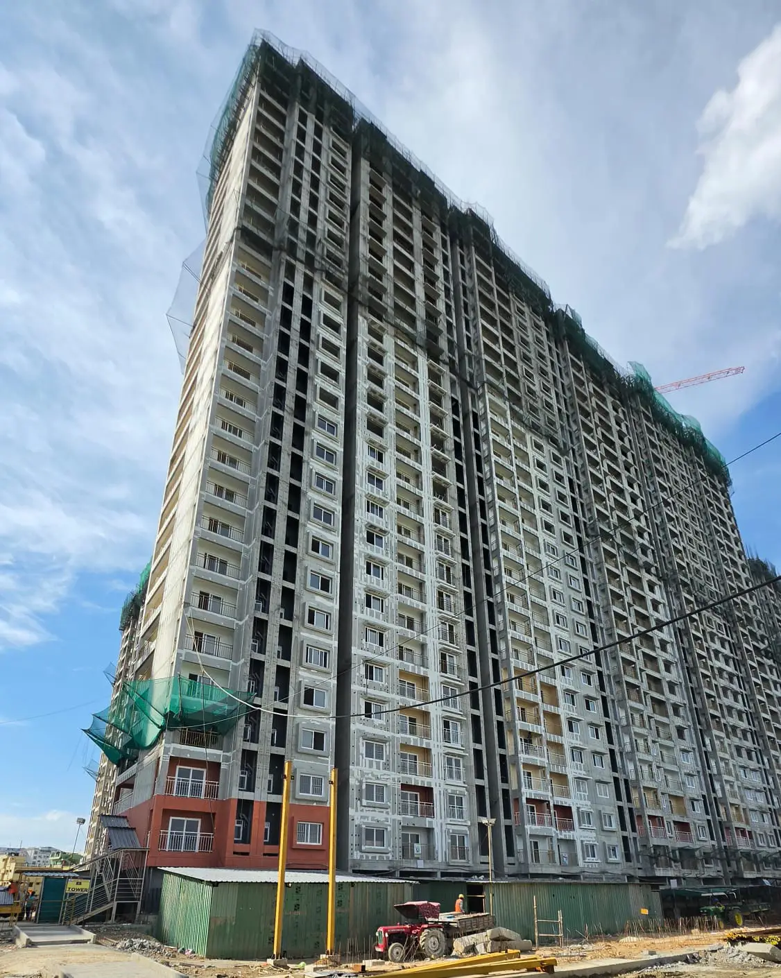 Brigade Valencia Brillio - Part A - Milestone Release -"On Casting of Terrace Slab" - Status as on 18th
