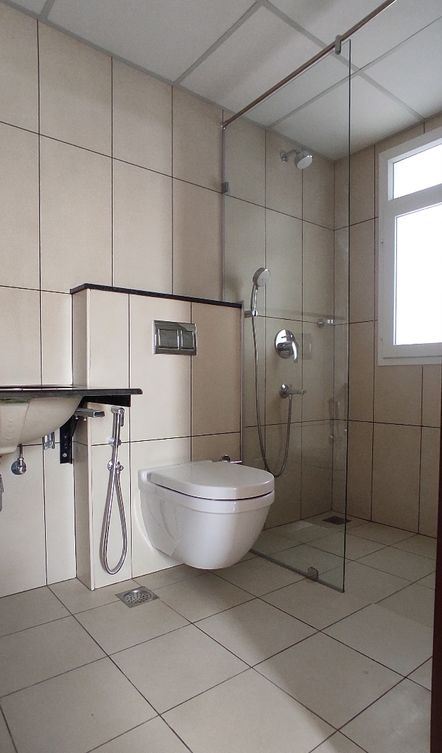 Tower B Tiling works completed