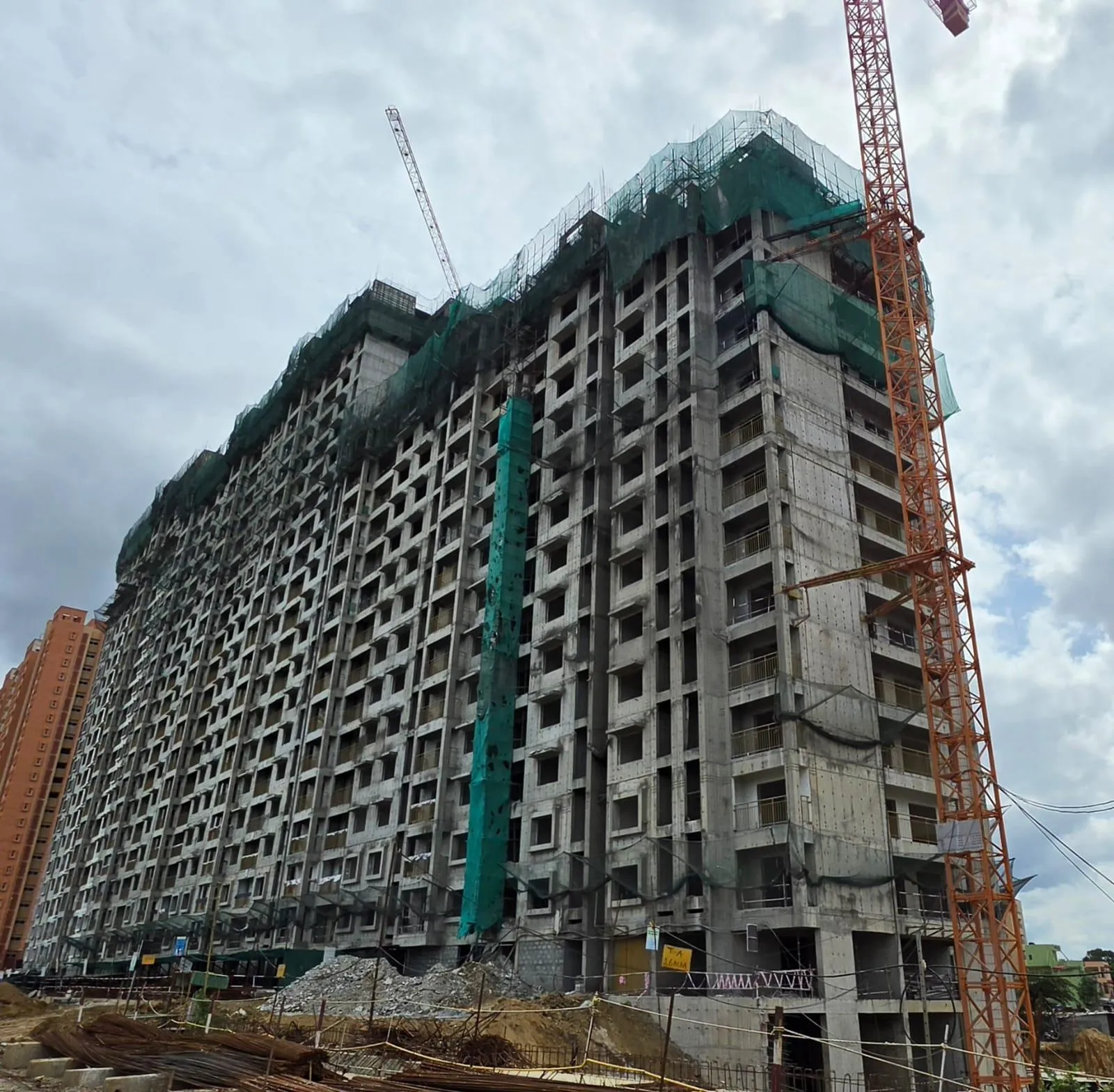 15th Floor Slab In Progress for a Section
