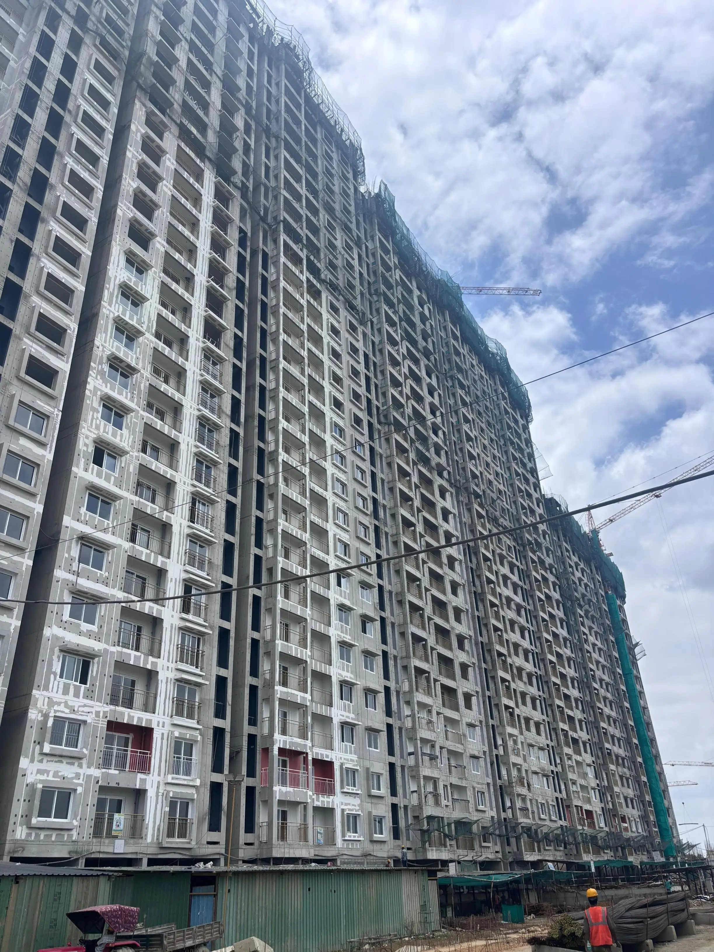 Brigade Valencia Brillio - Part B - Milestone Release -"  On Casting of Twenty Fifth floor slab" - Status as on 27th