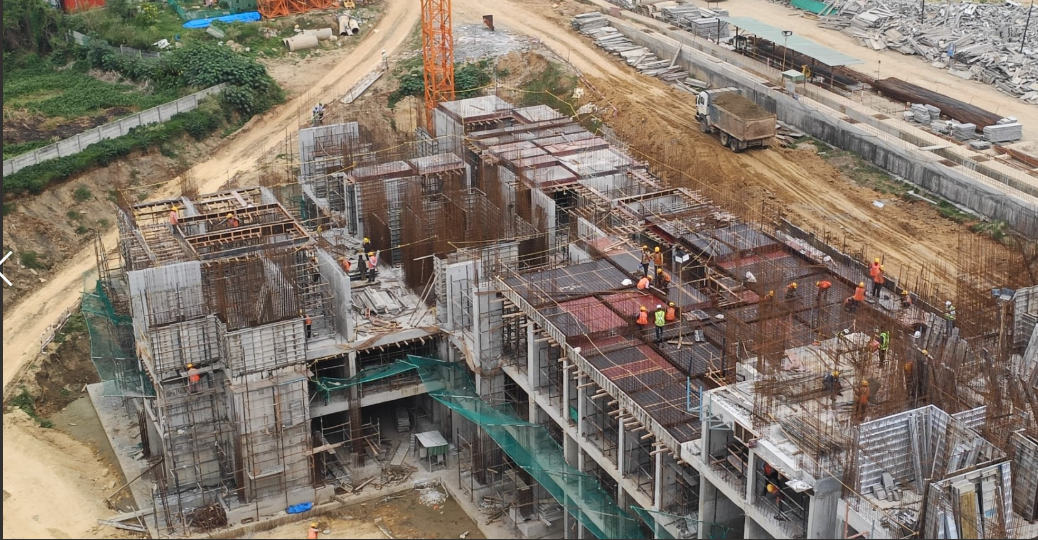 Site Progress Photos Zone-5 Stilt floor slab in progress