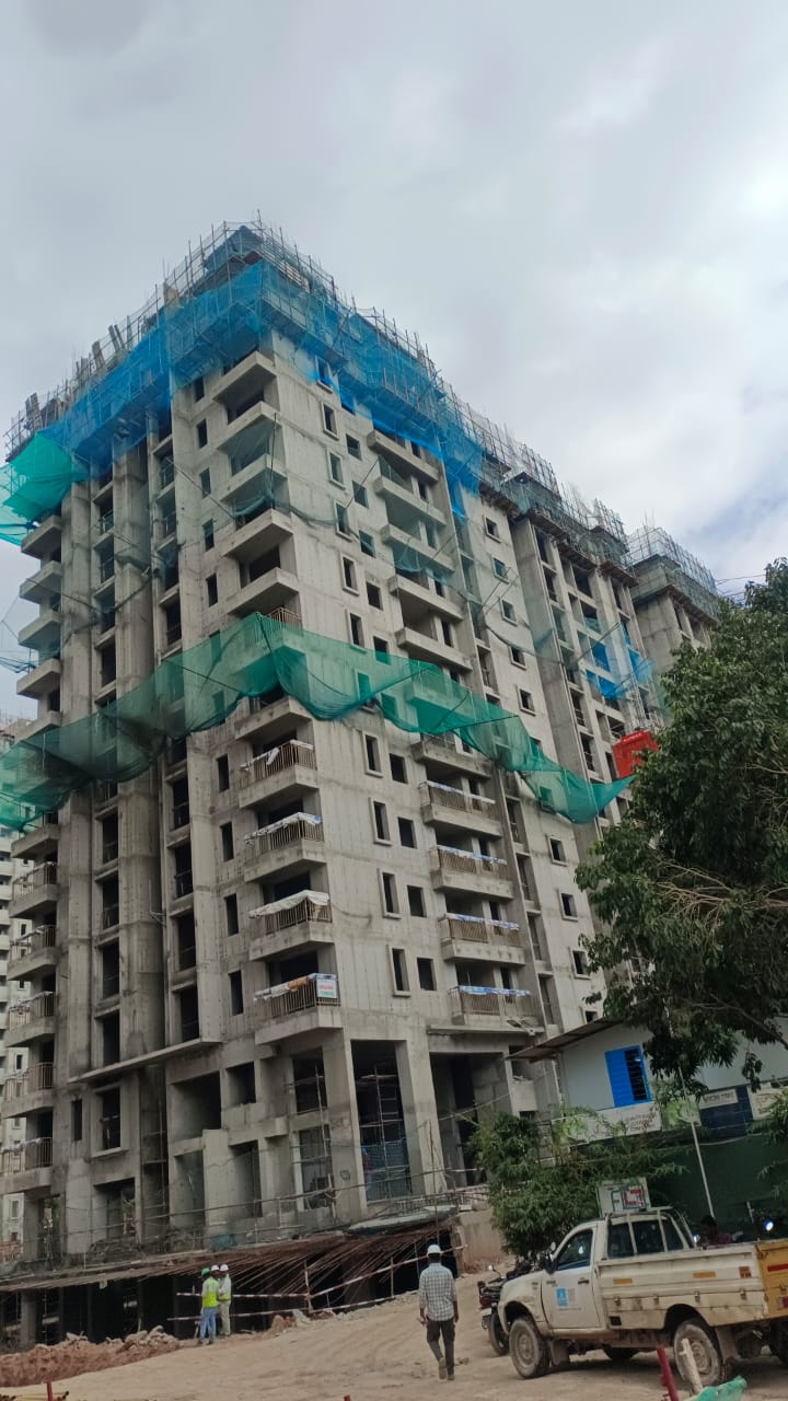 Tower G – Milestone Release –“ On Casting of 14th floor slab” – Status as on 17th