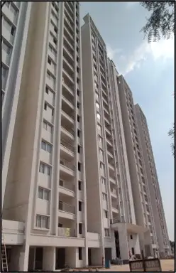 Tower D | External Painting activities in progress.