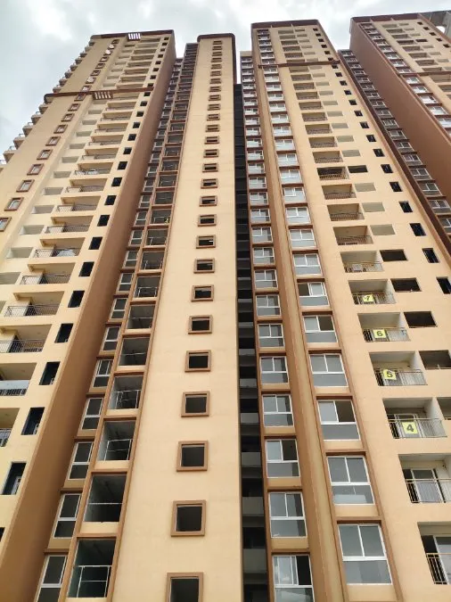 External painting works in progress