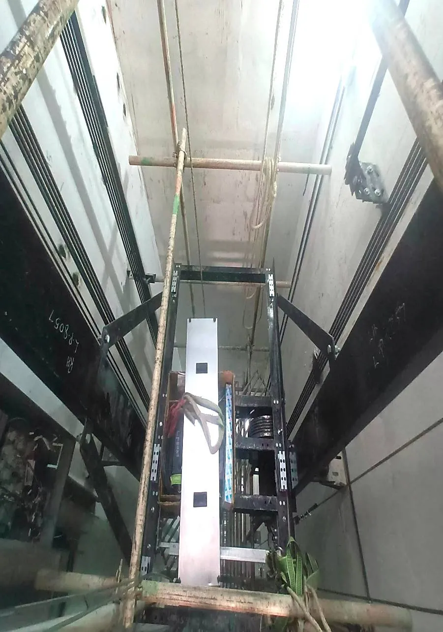Lift Installation work in progress