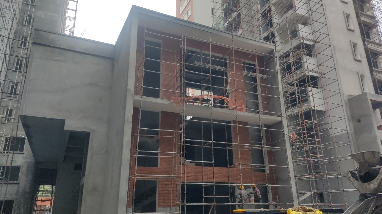 Clubhouse - External Finishing and MCM Works in Progress