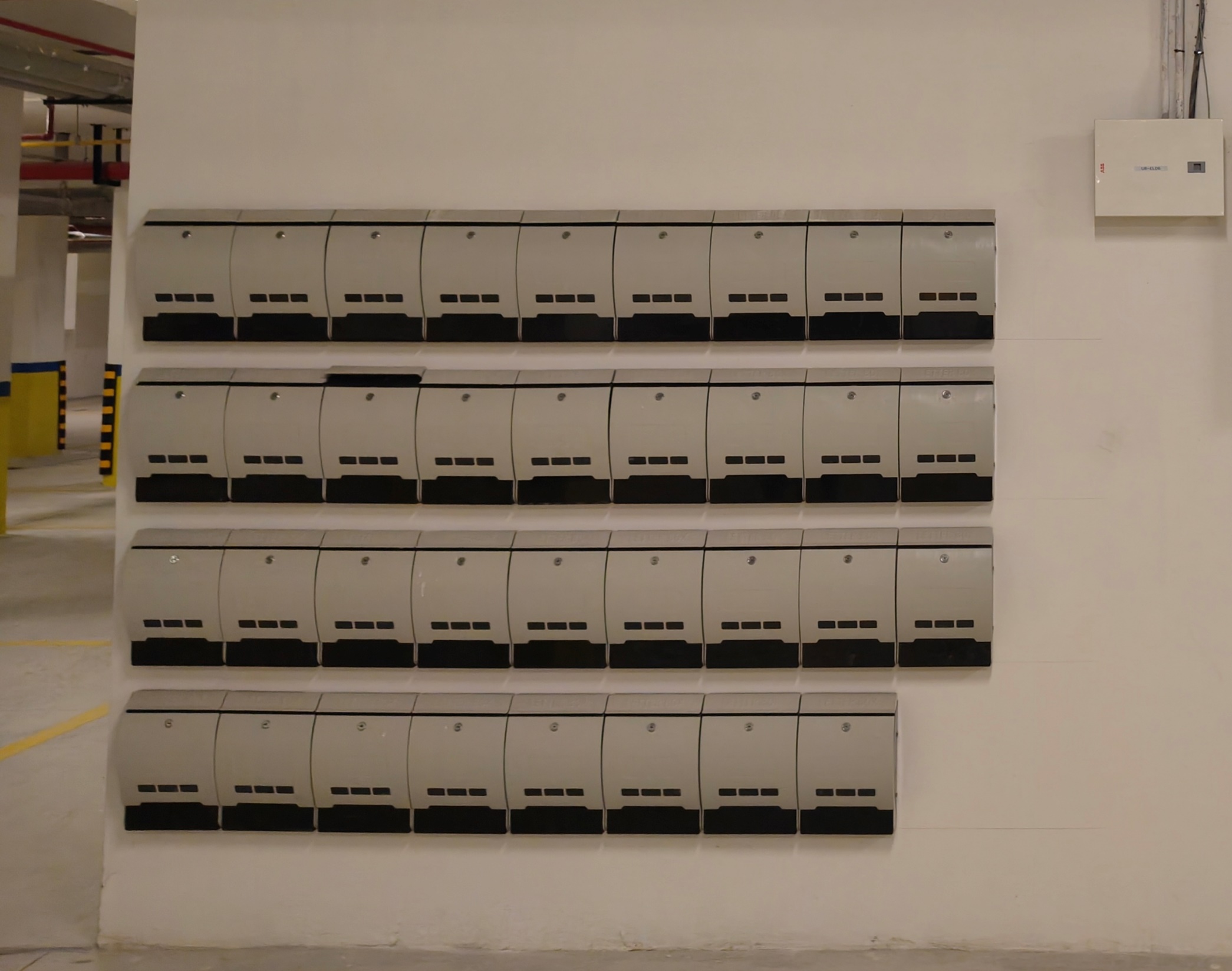 Letter box fixing work completed