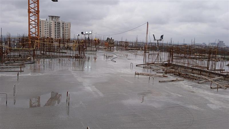 Tower F – Milestone Release –“On Casting of Terrace Slab” – Status as on 13th