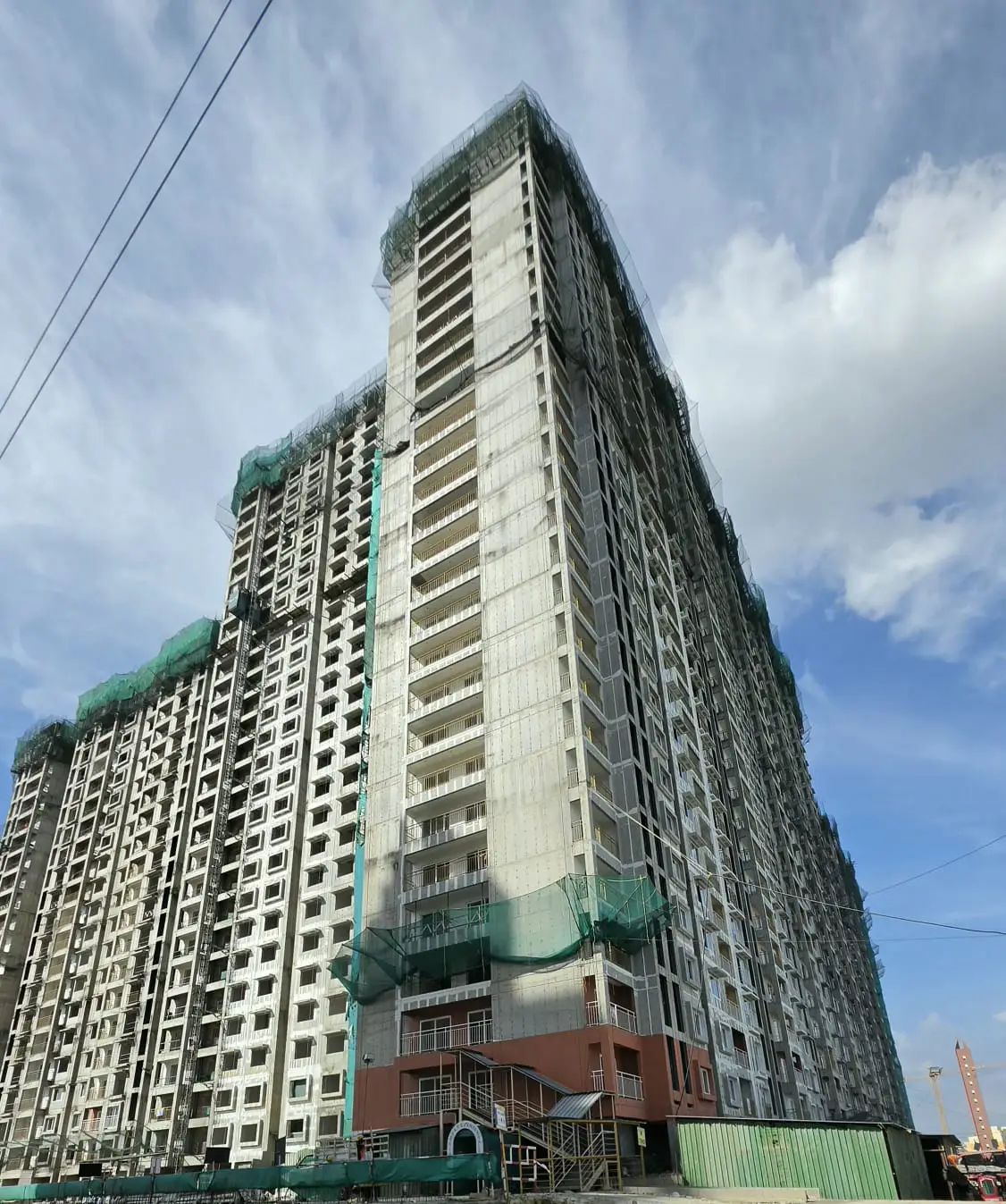 Brigade Valencia Brillio - Part A - Milestone Release -"On Casting of Terrace Slab" - Status as on 18th