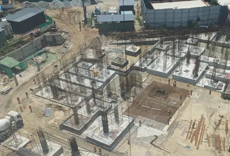 Tower C - Foundation  work in progress