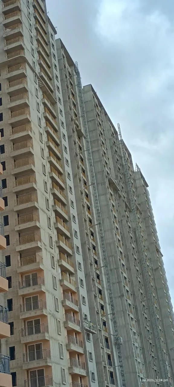 Above terrace structure work is completed