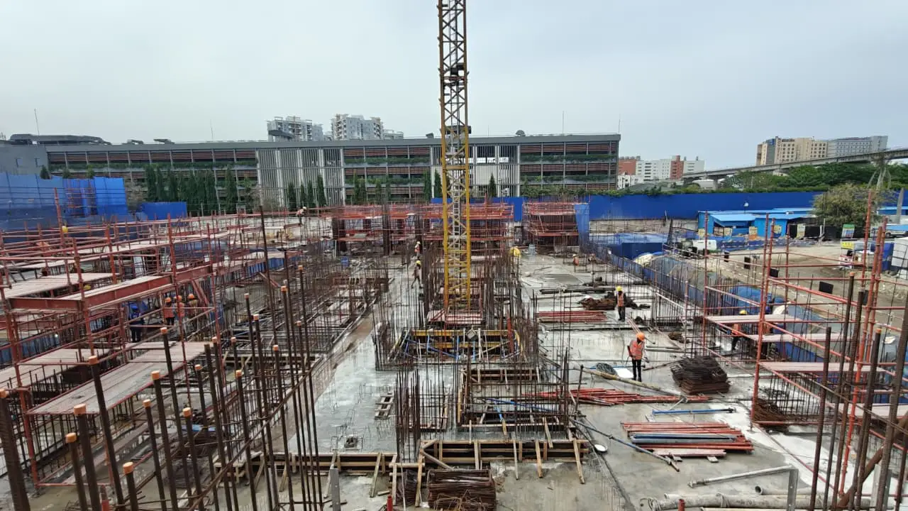 Tower C(3) - Milestone Release -"On Casting of Ground floor slab" - Status as on 14th