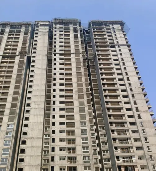 Above Terrace floor structure work is completed