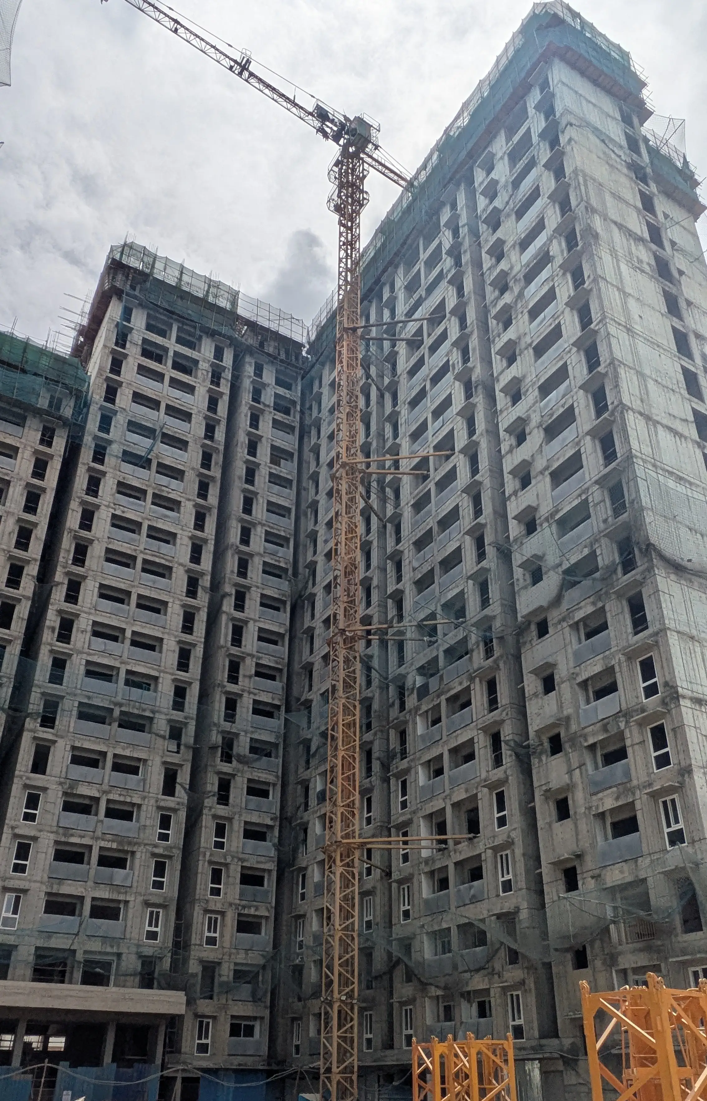 Brigade El Dorado – COBALT - Wing A - Milestone Release - "On casting of Twenty first floor slab" - Status as on