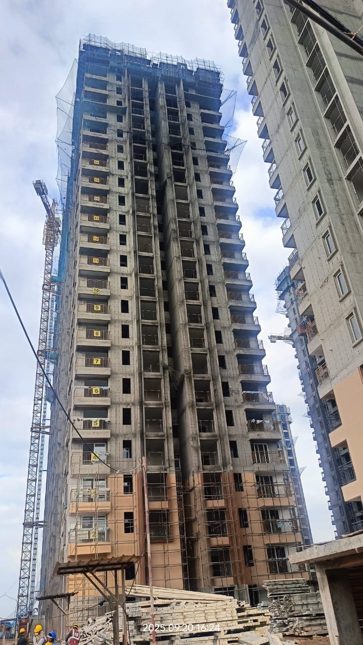 Tower B – Milestone Release –“On Casting of 23rd floor slab” – Status as on 20th