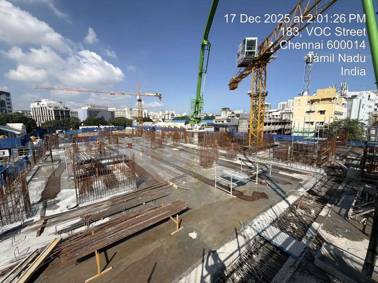 1st Floor  Slab Concrete Work Completed