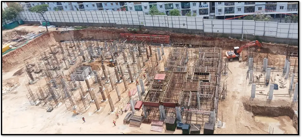 Excavation works Completed