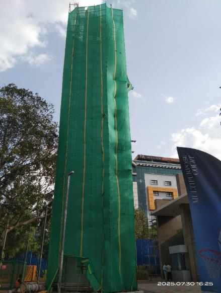 Clock Tower Structure Completed External Painting Work in progress
