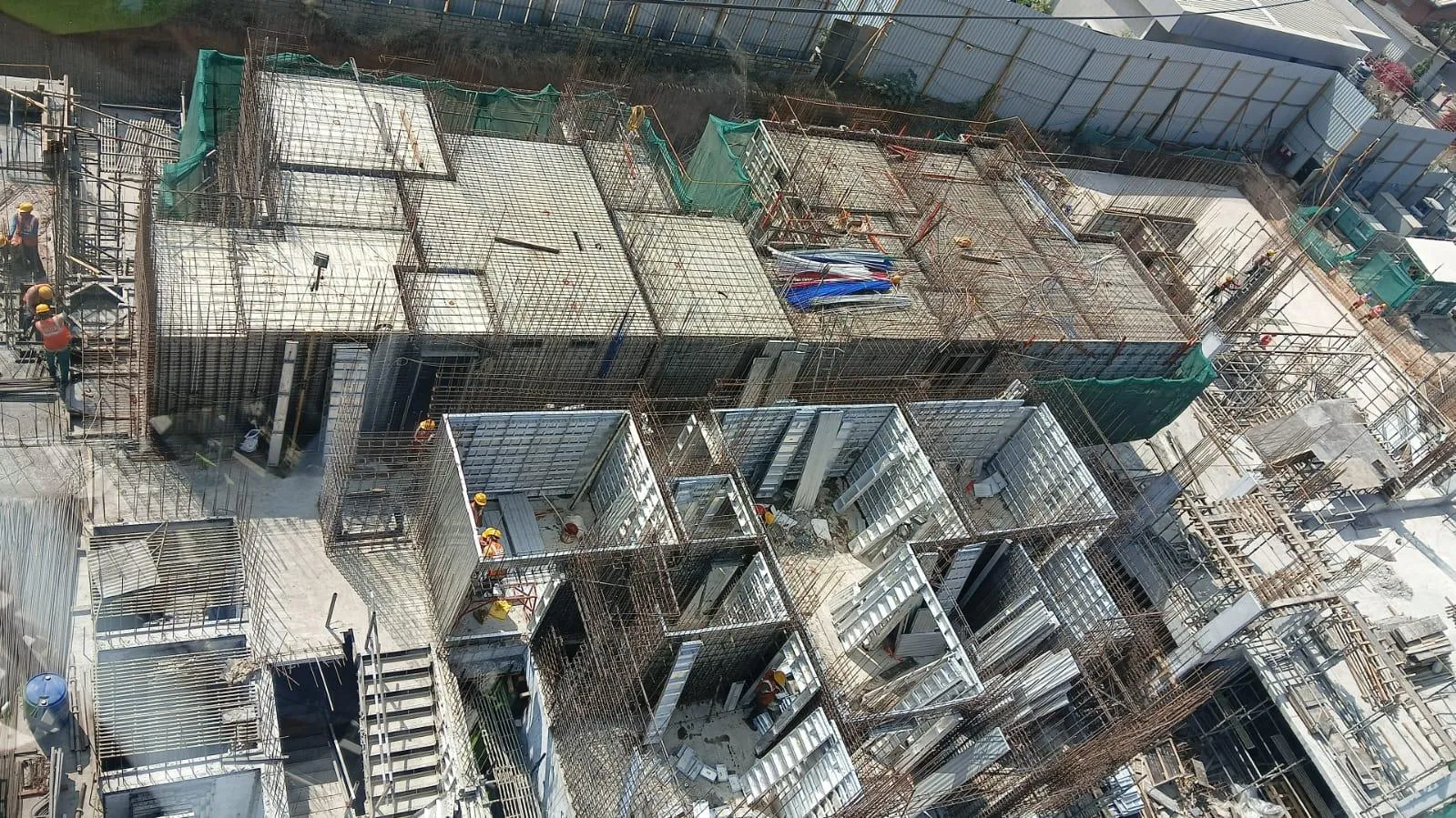 Tower B - 3rd Floor | shuttering & Reinforcement work in progress for part of the slab