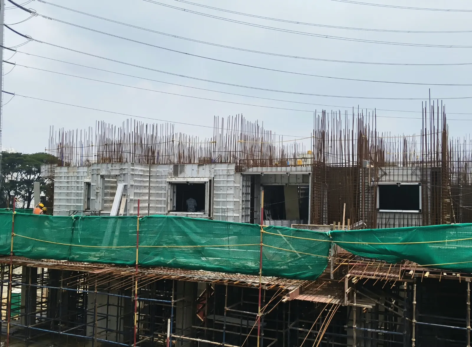 Tower C - 1St floor Slab in progress