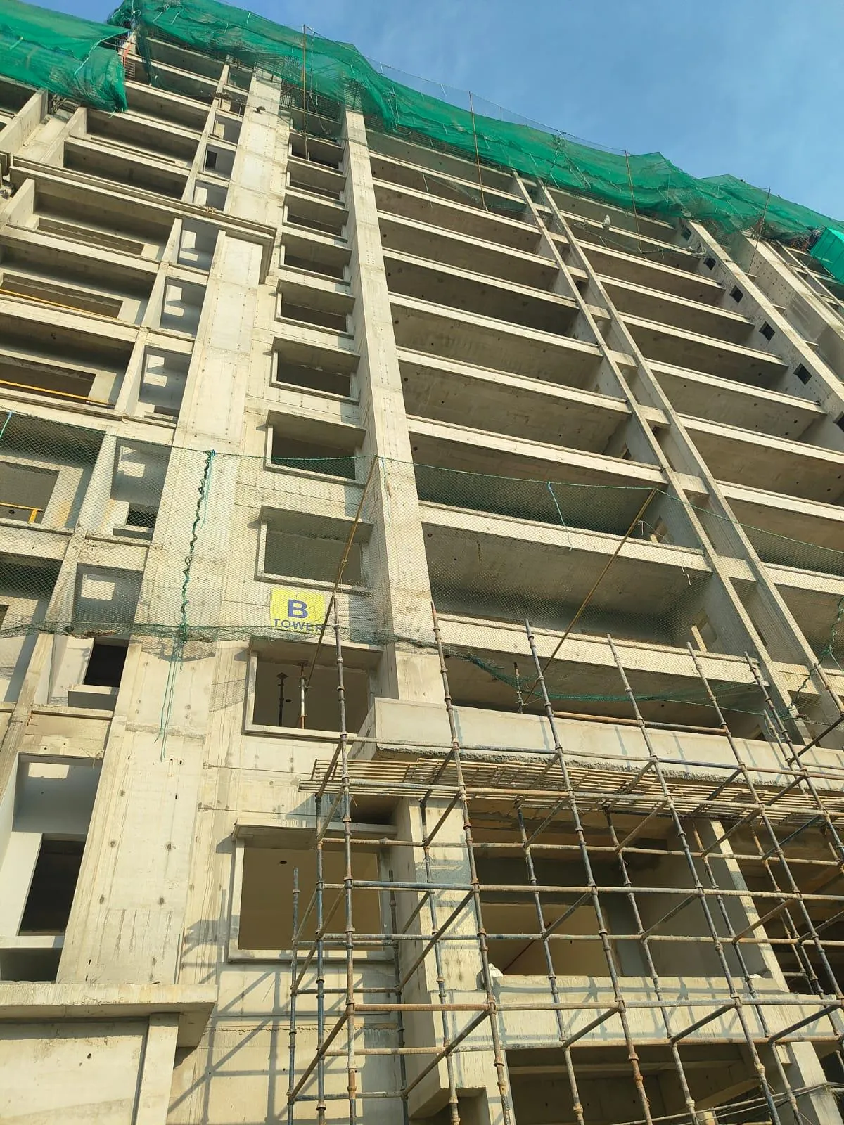 Tower B – 14th Floor Slab In Progress