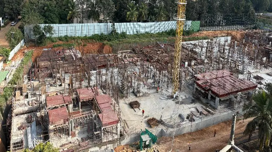 Tower A & B- Ground Floor Slab in Progress