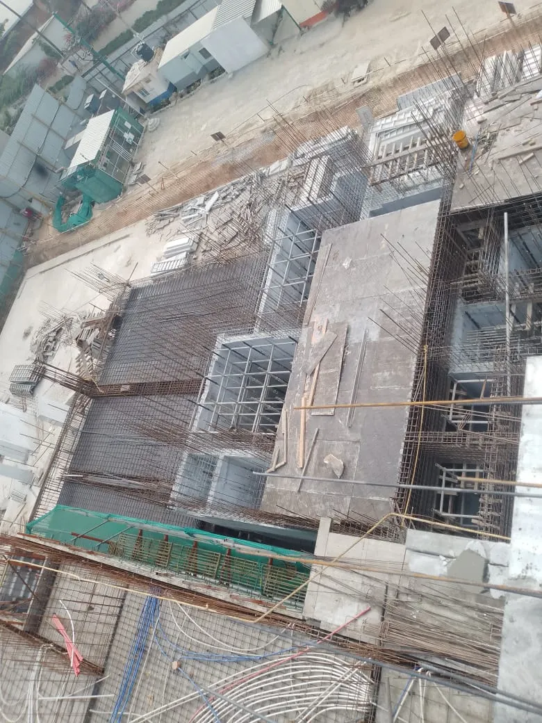 Tower A - 5th Floor Part of the slab Completed 2nd Floor shuttering & Reinforcement work in progress for part of the slab