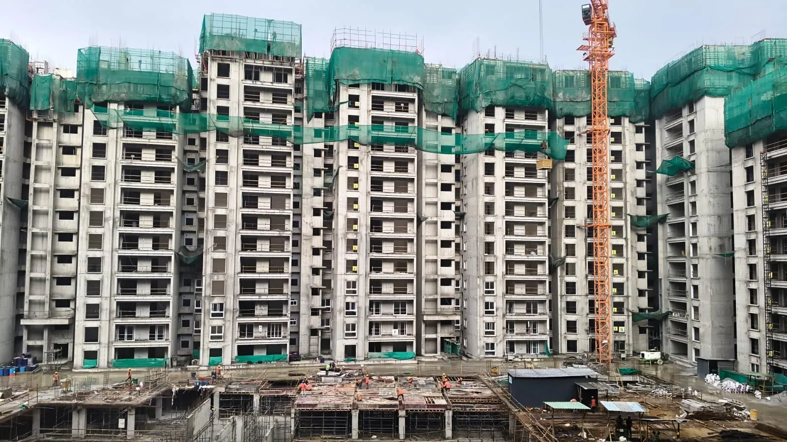 Brigade Eternia - Tower E - Milestone Release -"On Casting of Terrace Floor Slab" - Status as on 21st