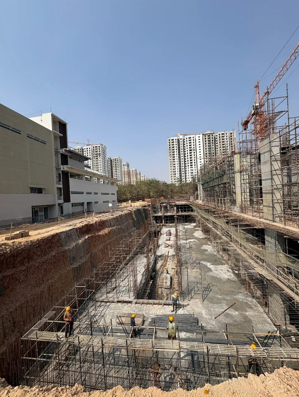 B block South ramp B3 – B2 ramp completed.