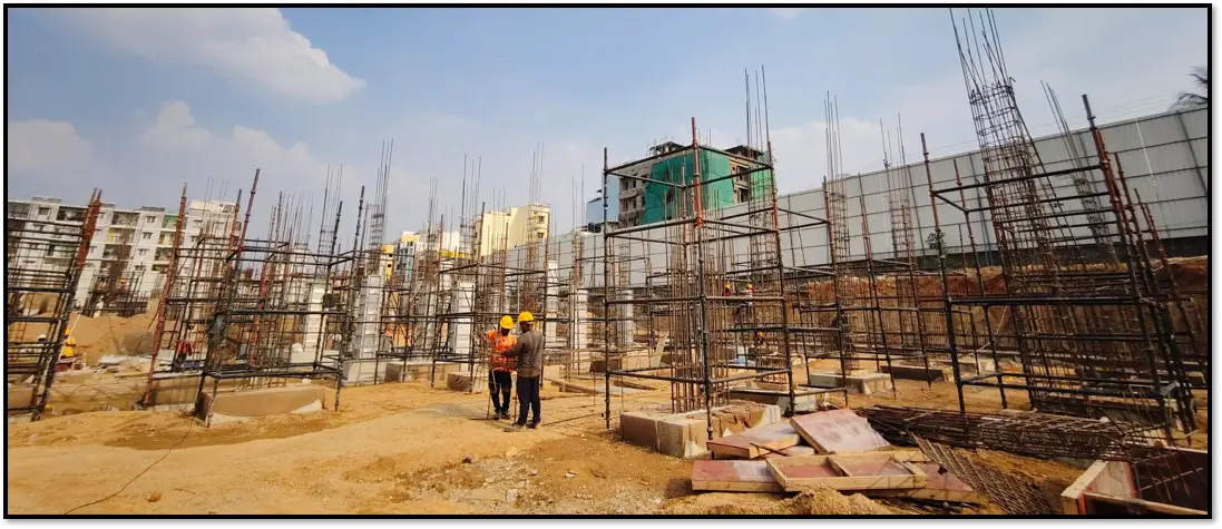 Foundation work in progress