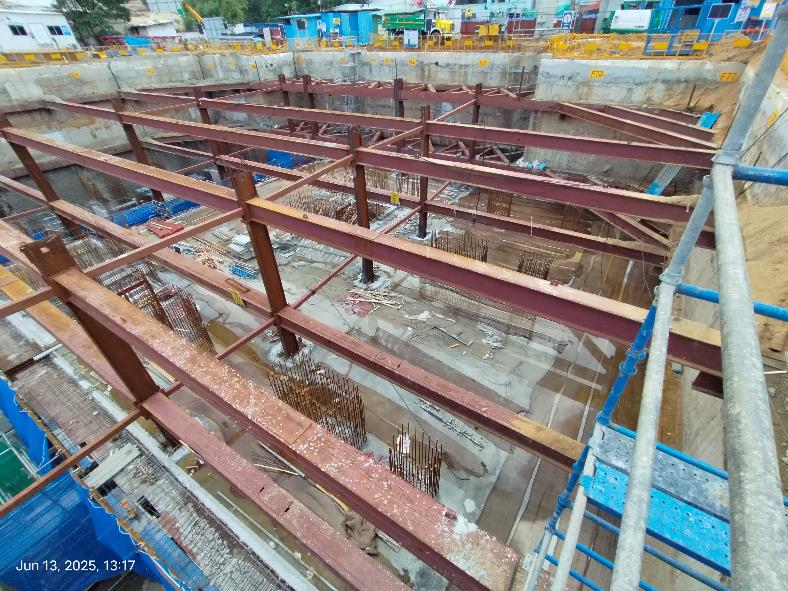 B2 Floor Slab Pour 1 Concrete Completed