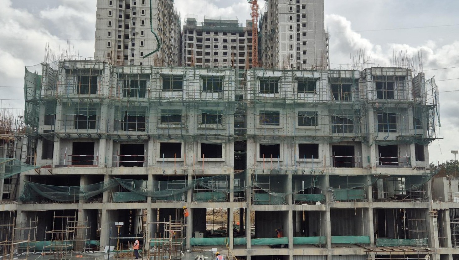 Project Status Photographs Part of 3rd floor Slab in Progress