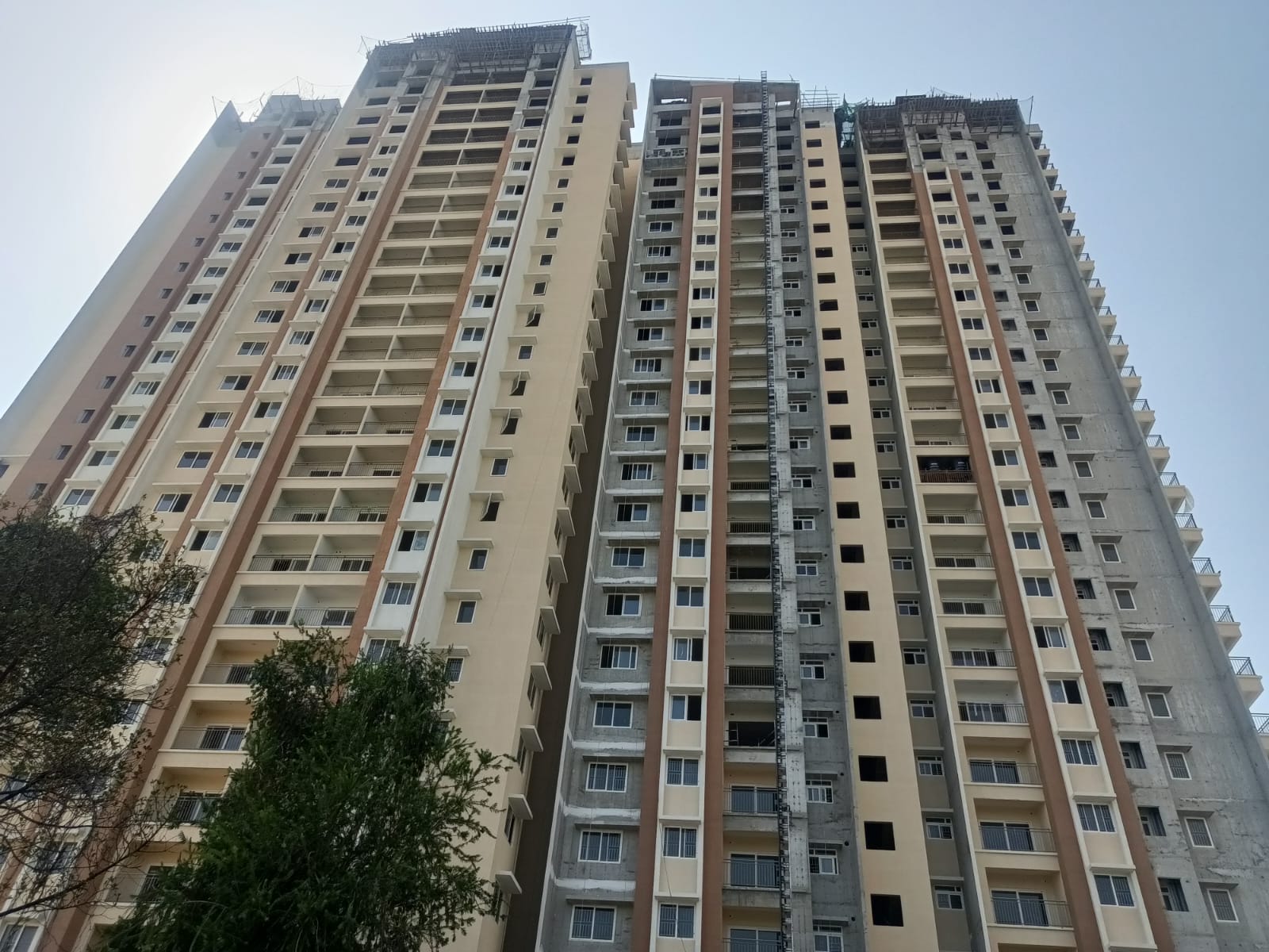 Above terrace Finishing works and External painting works are in progress
