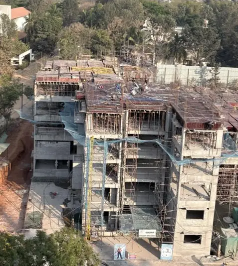 Brigade Orchards Ebony - Tower A - Milestone Release -"On Casting of Fourth floor slab" - Status as on 05th