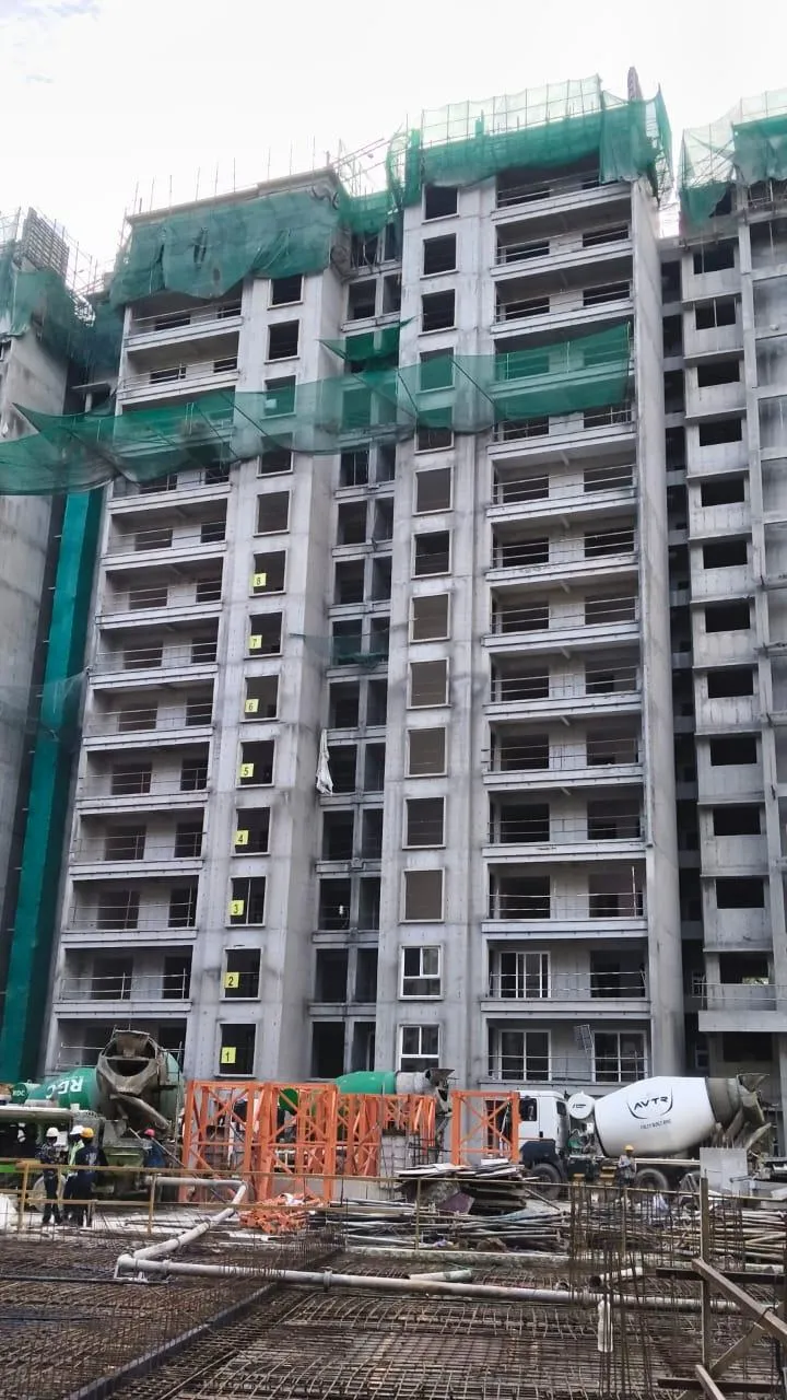 Tower-K Terrace floor slab Completed