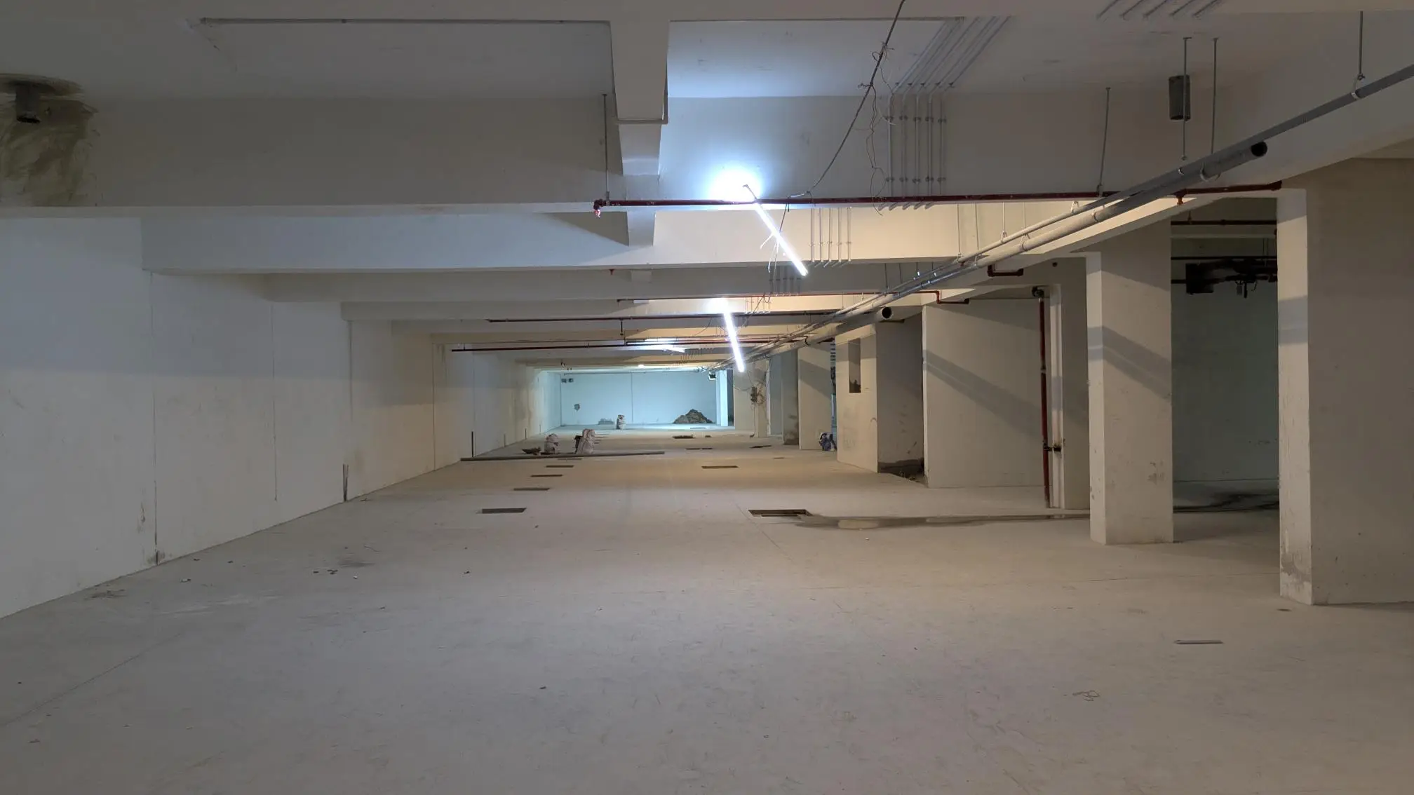 A & B Block – Basement Flooring Work