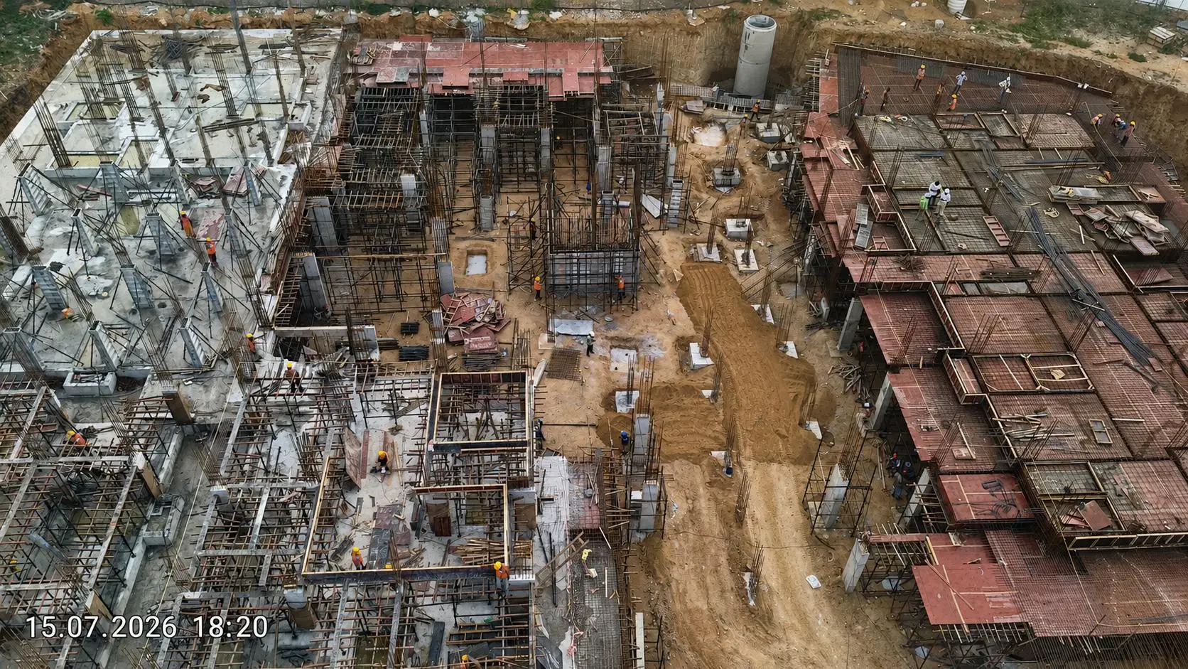 Brigade Manor - Tower D - Milestone Release -"On completion of Foundation" - Status as on 16th