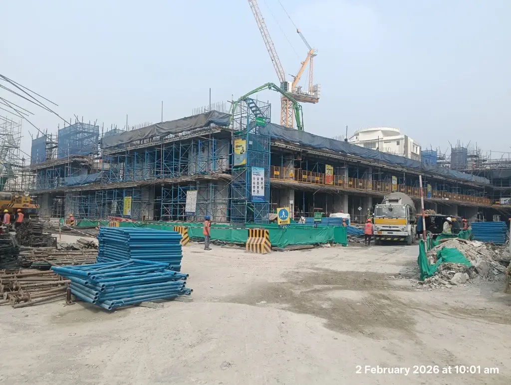 Tower A - Milestone Release -"On completion of basement 4 Floor Slab" - Status as on 02nd