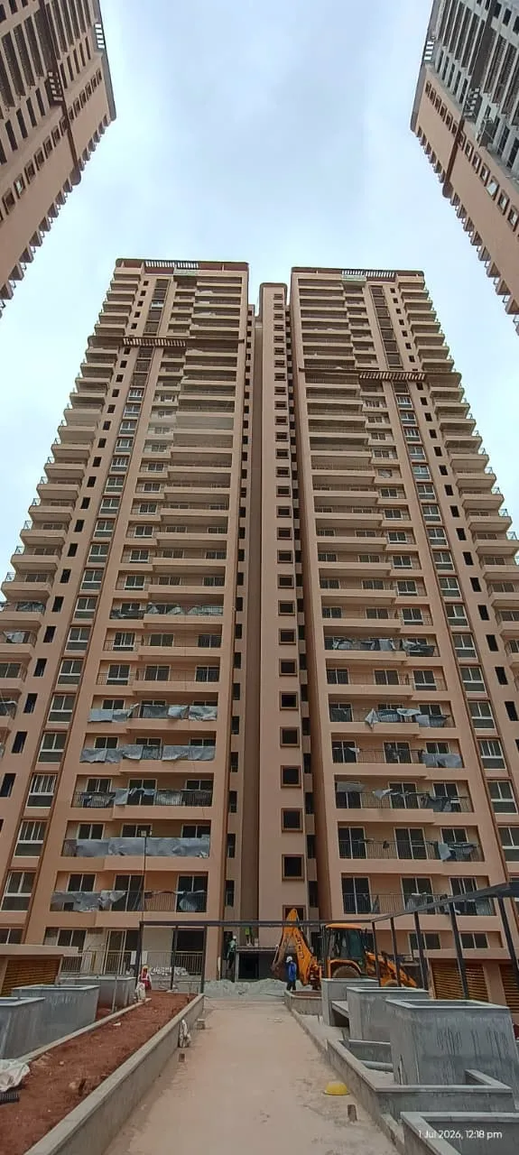 External painting work in progress